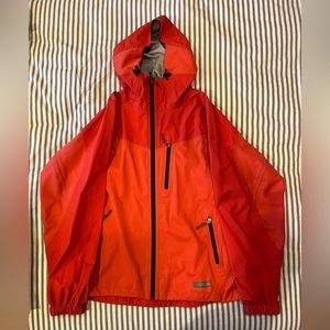 REI brand, Women’s Cycling Rain Jacket.